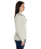 Monogrammed Women's Quarter Zip Pullover Sweatshirt