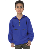 Monogrammed Youth Pack-N-Go Pullover Rain Jacket