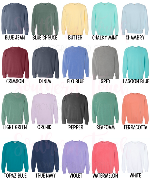 Tan Monogrammed Crewneck Sweatshirt