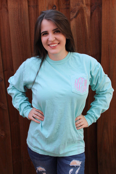 Monogrammed T-Shirt Combo in Light Colors