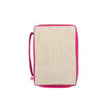 Monogrammed Linen Bible Cover