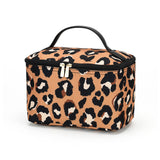 Monogrammed Spotlight Leopard Cosmetic Bag