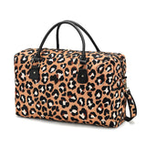 Monogrammed Spotlight Leopard Travel Bag