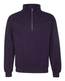 Monogrammed Quarter Zip Cadet Collar Pullover Sweatshirt