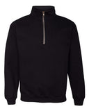 Monogrammed Quarter Zip Cadet Collar Pullover Sweatshirt