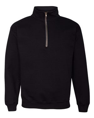 Monogrammed Quarter Zip Cadet Collar Pullover Sweatshirt