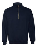 Monogrammed Quarter Zip Cadet Collar Pullover Sweatshirt