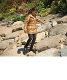 Monogrammed Leopard Print Girls' New Englander Rain Jacket