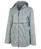 Monogrammed Leopard New Englander Rain Jacket