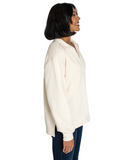 Monogrammed Women's V-neck Sweatshirt