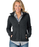 Monogrammed Heathered Fleece Jacket