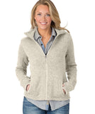 Monogrammed Heathered Fleece Jacket