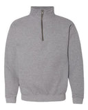 Monogrammed Quarter Zip Cadet Collar Pullover Sweatshirt