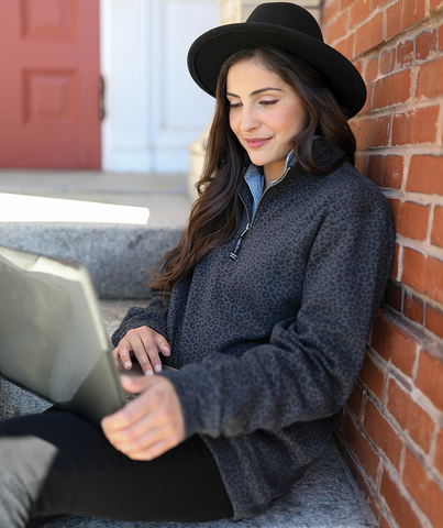 Quarter zip 2025 pullover sweatshirt