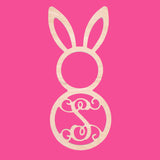 Easter Bunny Wooden Monogram