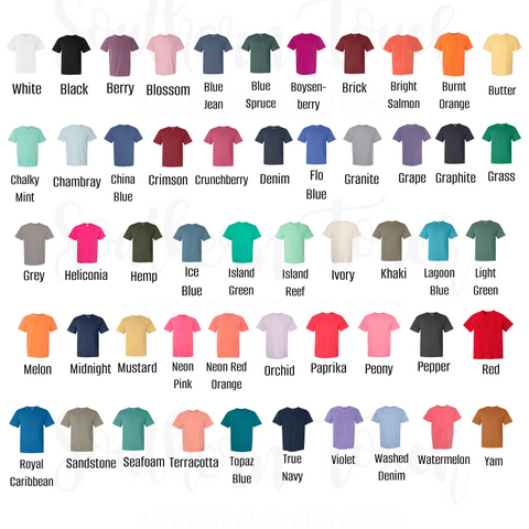T shirt colors deals