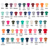 Embroidered Teach Comfort Colors T-Shirt