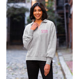 Monogrammed Women's V-neck Sweatshirt