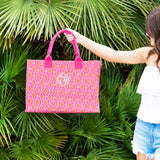 Monogrammed Wanderlust Tote Bag