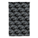 Monogrammed Back Camo Plush Blanket
