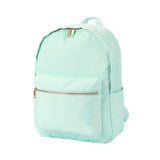 Monogrammed Mint Nylon Kids Backpack