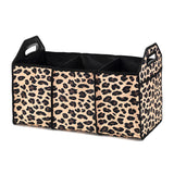 Monogrammed Leopard Trunk Organizer
