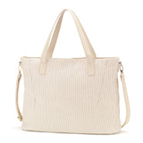 Monogrammed Ivory Textured Audrey Purse