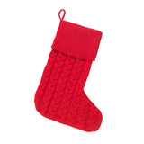 Monogrammed Cable Knit Christmas Stocking