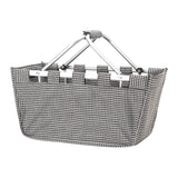 Monogrammed Houndstooth Market Basket