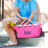 Monogrammed Market Basket