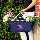 Monogrammed Market Basket