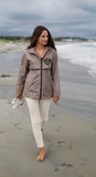 Monogrammed Leopard New Englander Rain Jacket