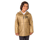Monogrammed Leopard Print Girls' New Englander Rain Jacket