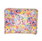 Monogrammed Meadow Floral Roadie Pouch