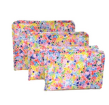 Monogrammed Meadow Floral Roadie Pouch