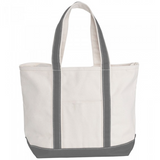 Monogrammed Medium Canvas Tote