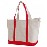 Monogrammed Medium Canvas Tote