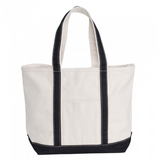 Monogrammed Medium Canvas Tote