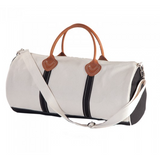 Monogrammed Canvas Duffel Bag