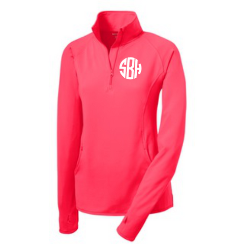 Monogrammed Ladies Sport-Wick Pullover