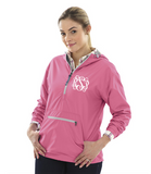 Monogrammed Anorak Pullover