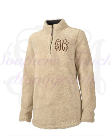 Monogrammed Newport Fleece Pullover Southern Touch Monograms