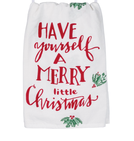 Merry Little Christmas Dish Towel