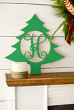 Christmas Tree Wooden Monogram