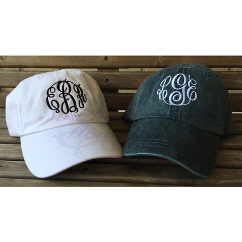 Monogrammed Baseball Hat