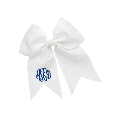 osewpretty Personalized Hair Bows, Monogrammed Hair Bow, Southern Fancy Script Monogrammed Classic Bow, Monogrammed Bows, Fancy Monogram Hair Bows