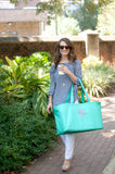 Monogrammed Mint Ultimate Tote Bag