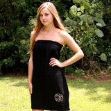 Monogrammed Waffle Weave Spa Wrap