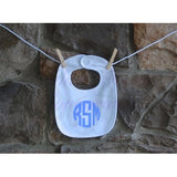 Monogrammed Baby Bib