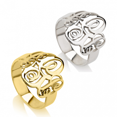 Monogrammed Classic Ring